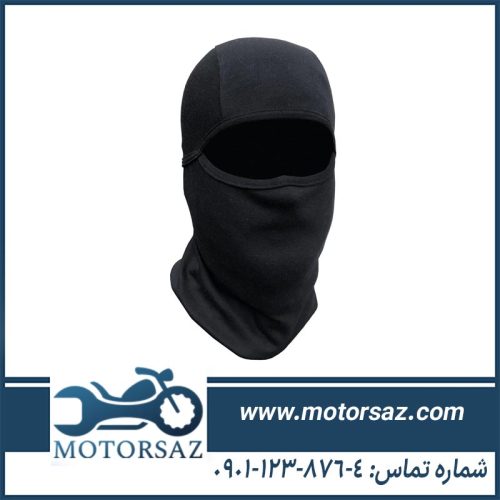 فیس ماسک موتور آگما پارچه ای مشکی ساده