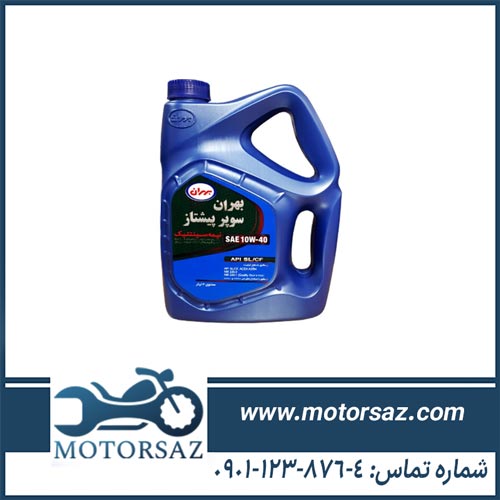 قیمت روغن موتور بهران پیشتاز 10w40حجم 4 لیتر