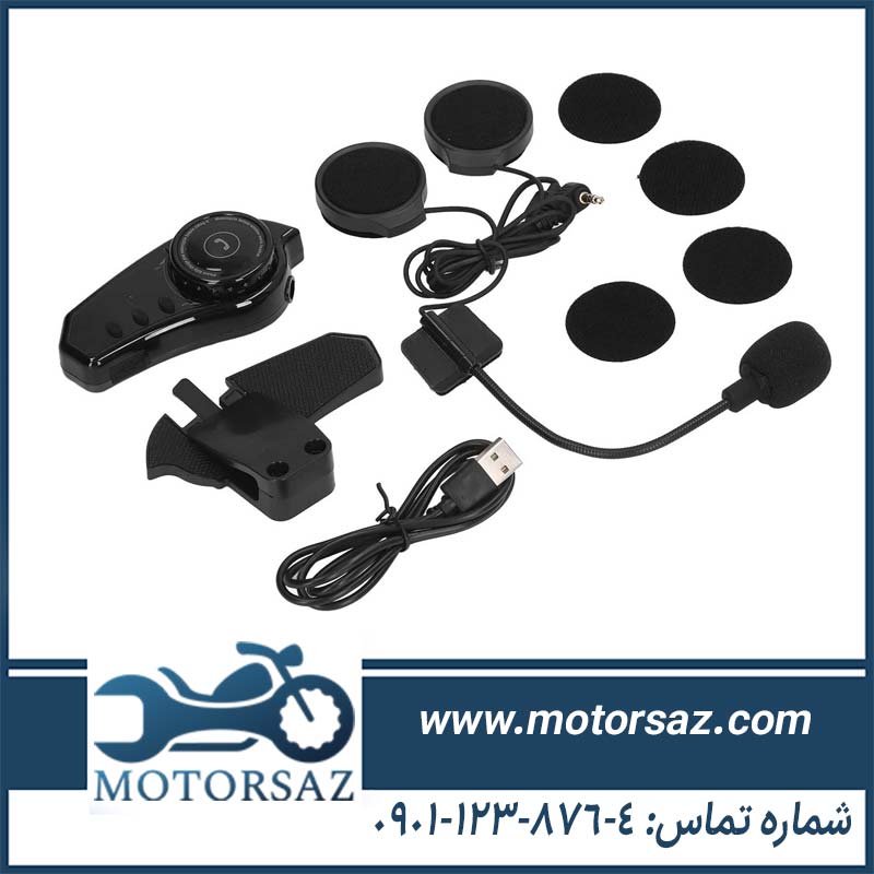 هدست بلوتوث کلاه کاسکت مدل BT35