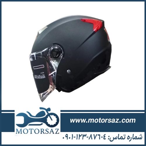 کلاه کاسکت EK مدل mBLACK مشکی بدون فک