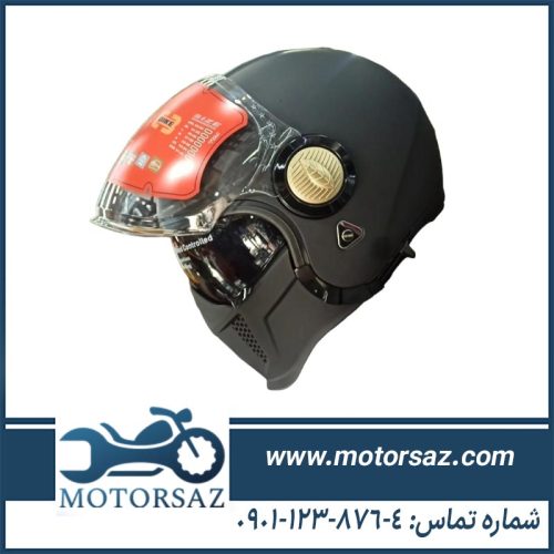 کلاه کاسکت فک جدا شونده QIKE مدل MTBLACK کد 65