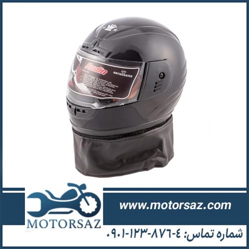 کلاه کاسکت رادین فک ثابت مدل SH_105_BLK مشکی