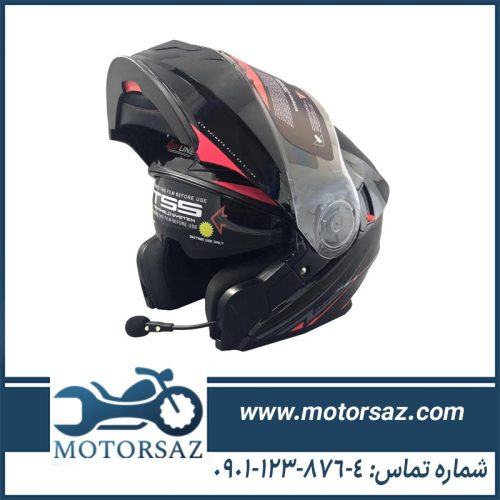 کلاه کاسکت ردلاین مدل Unlimited-B20 بلوتوث دار فک متحرک