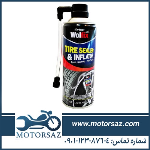 اسپری باد لاستیک ولفیکس مدل Fast Plus حجم 450 میلی لیتر