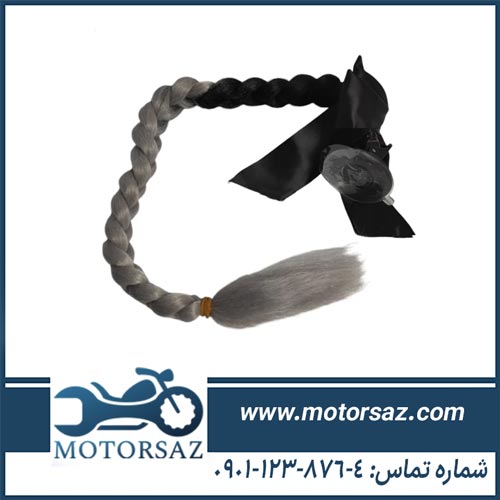 گیس تزئینی کلاه کاسکت رنگ مشکی طوسی